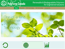 Tablet Screenshot of polyfermcanada.com